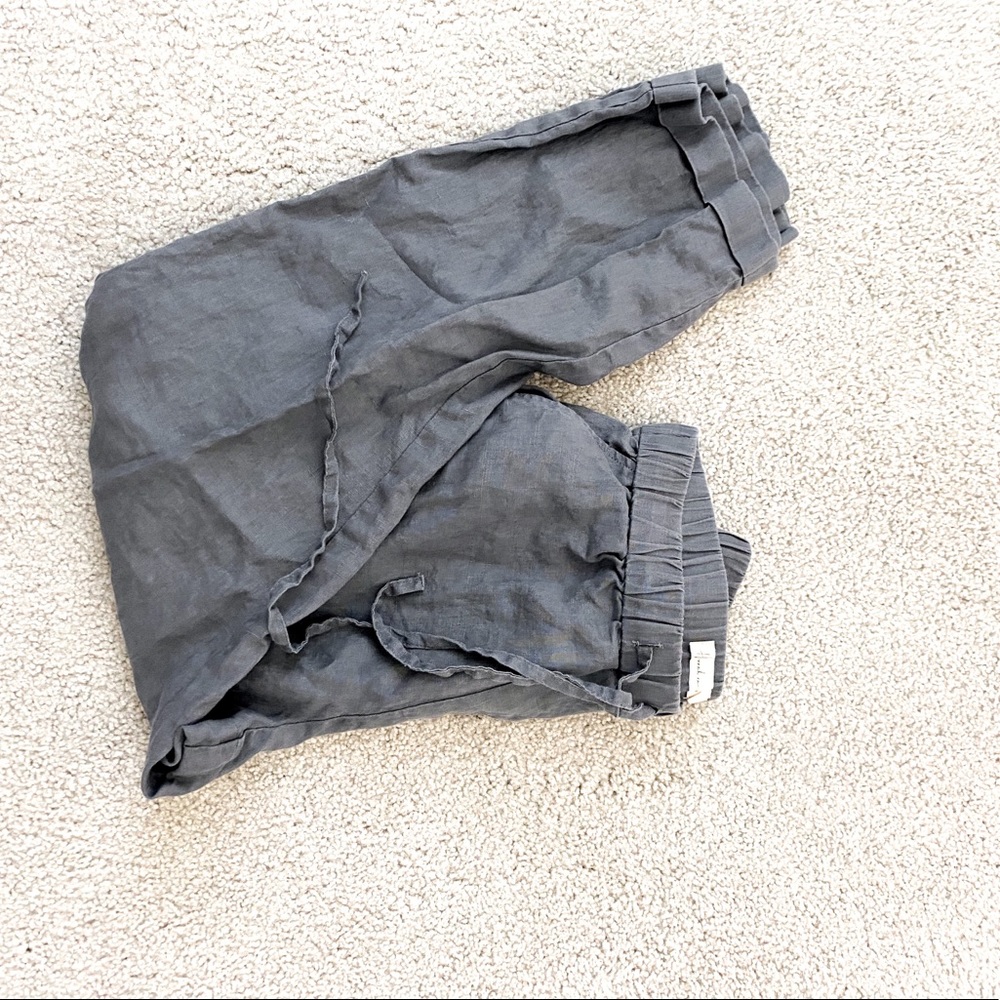 Gray linen pants from Hannah Canvas